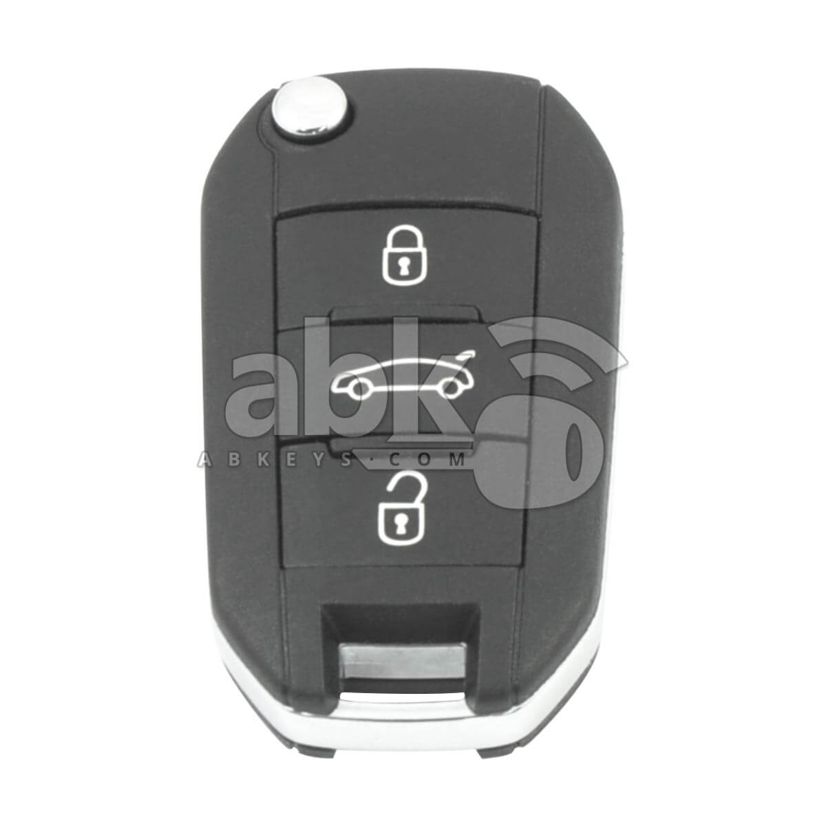 Genuine Peugeot 508 2013+ Flip Remote 3Buttons 6490RL 6490RN 433MHz 5FA010 VA2   ABK 3659  