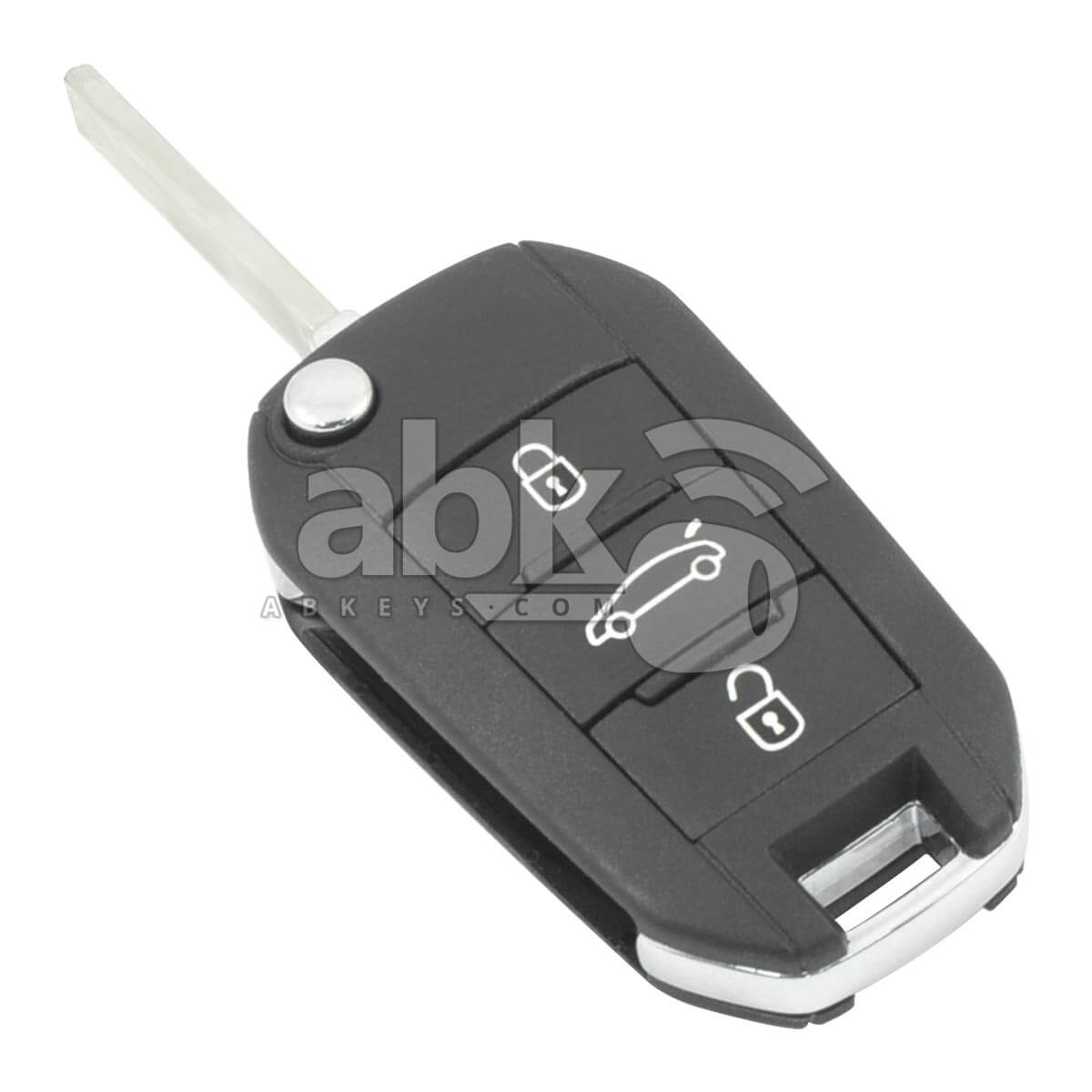 Genuine Peugeot 508 2013+ Flip Remote 3Buttons 6490RL 6490RN 433MHz 5FA010 VA2   ABK 3659  