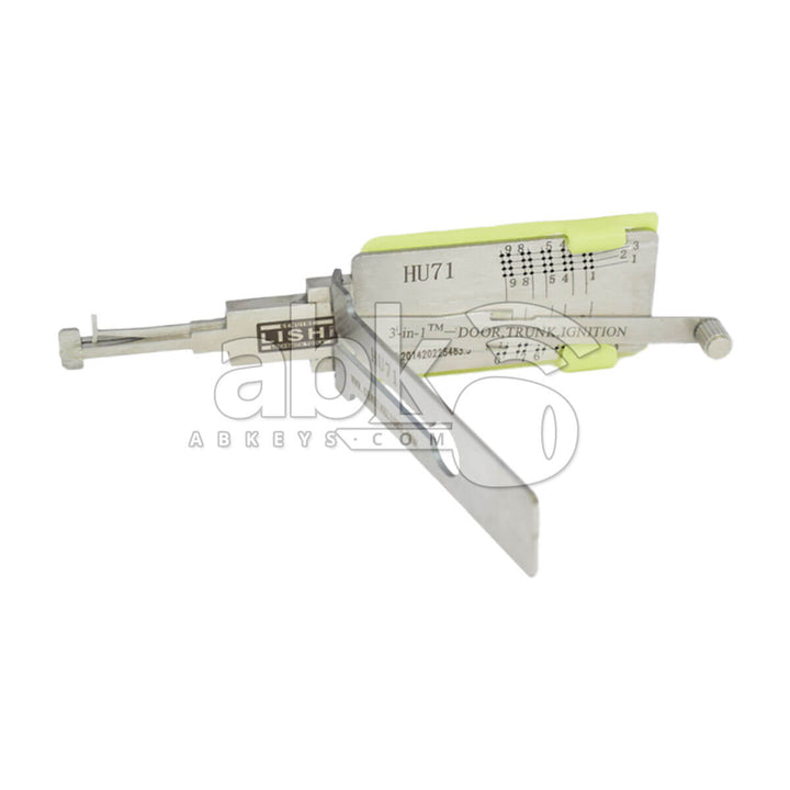 Genuine Lishi NightVision 3-in-1 Pick / Decoder For HU71 Lishi Tool NVLISHI3-1HU71 - ABK-3694 -