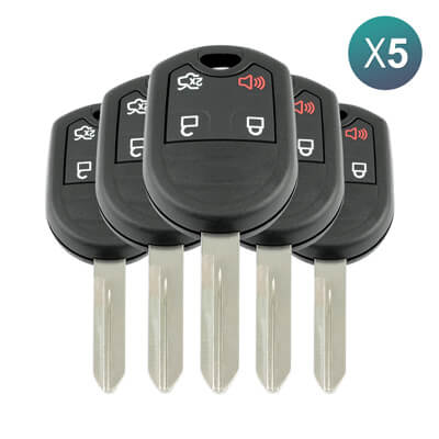 Ford Edge Expedition Explorer Mustang Taurus 2010+ Remote Key 5Pcs Offer 4Buttons 433MHz FO40R -