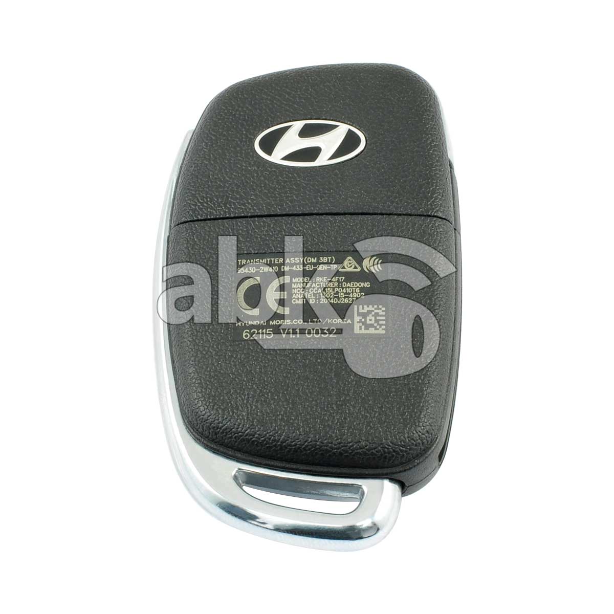 Genuine Hyundai Santa Fe 2014+ Flip Remote 3Buttons 95430 2W410 433MHz RKE 4F17   ABK 3711  