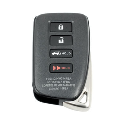 Оригинальный Смарт-Ключ Lexus NX200 NX300 LX570 2015+, 4Кнопки 89904-78470 315MHz, HYQ14FBA P1 A8