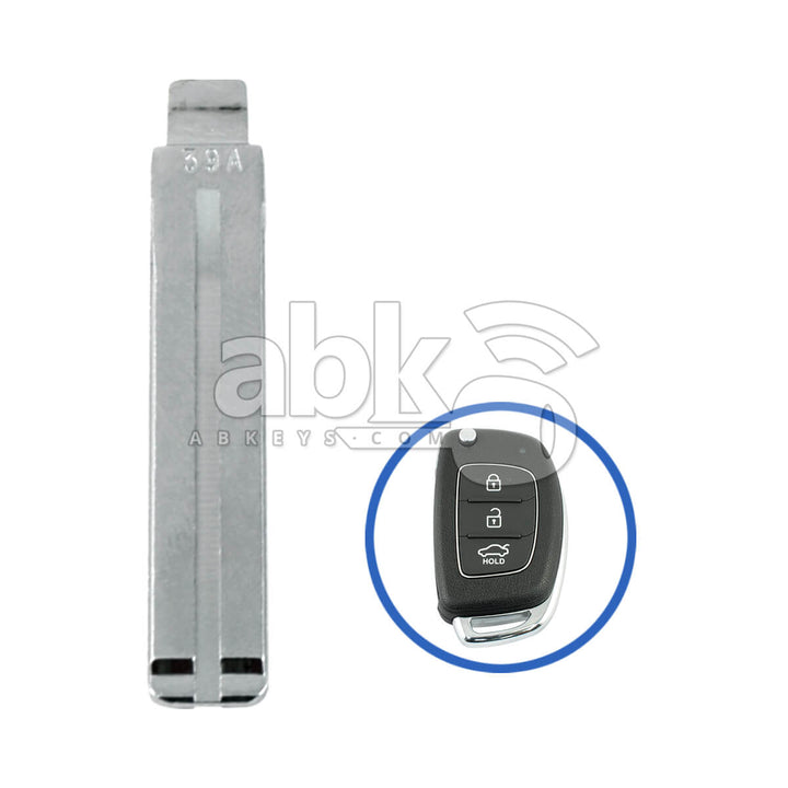 Genuine Hyundai Tucson Sonata IX20 IX35 2009+ Flip Remote Key Blade 81996-2S020 81996-A9040 TOY40 -