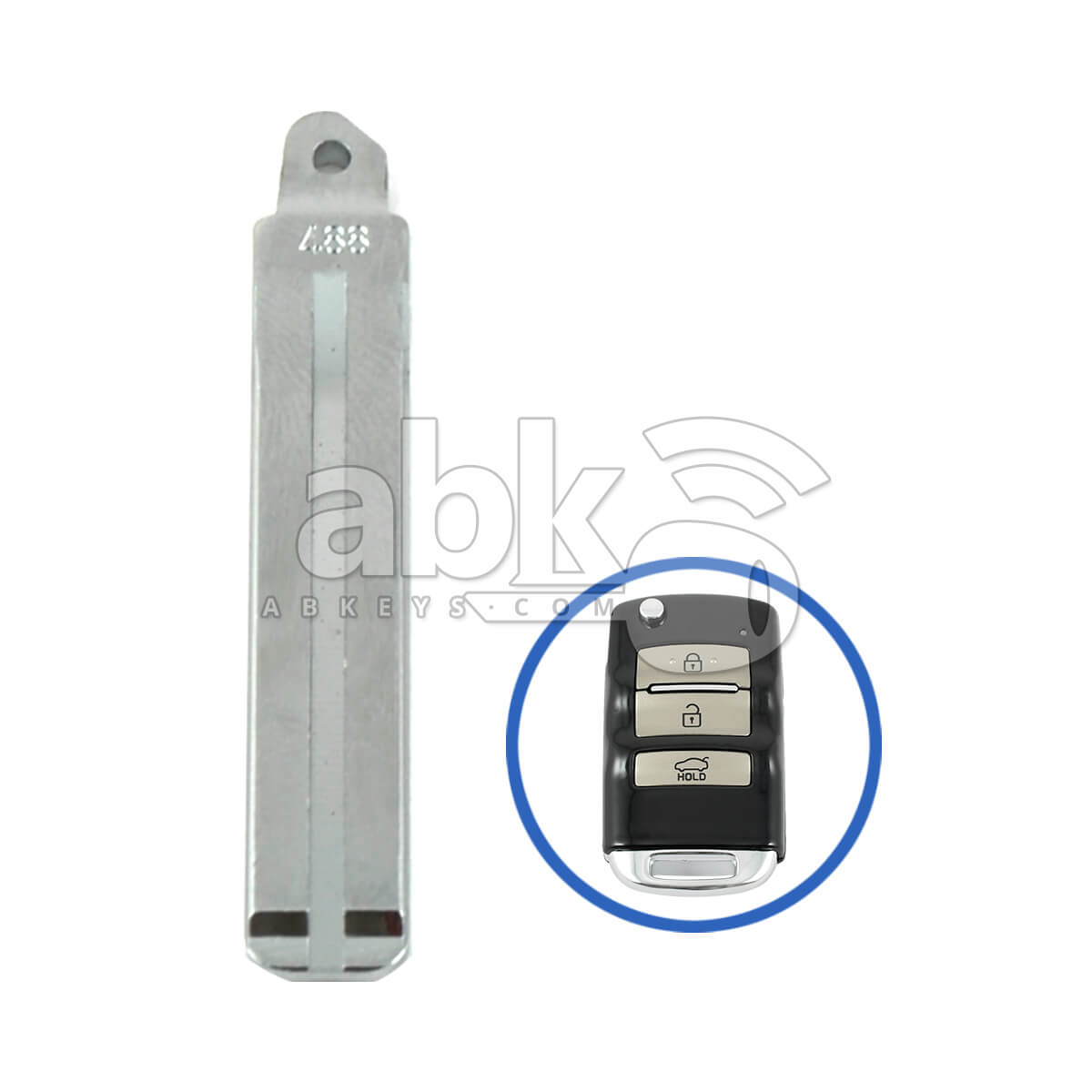 Genuine Kia Cadenza 2013+ Flip Remote Key Blade 81996-3R500 TOY40 - ABK-3754 - ABKEYS.COM