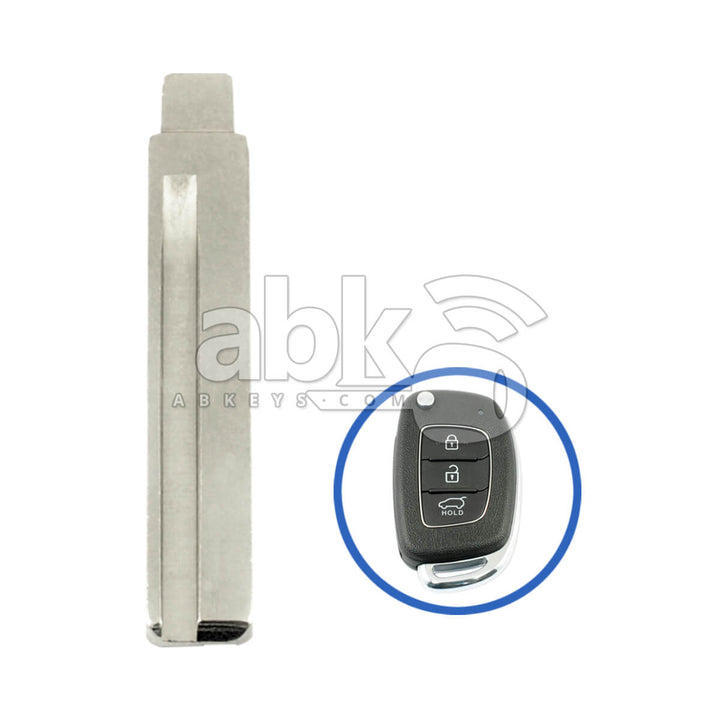 Genuine Hyundai Accent Solaris 2011+ Flip Remote Key Blade 81996-1R201 HYN17 - ABK-3755 - ABKEYS.COM