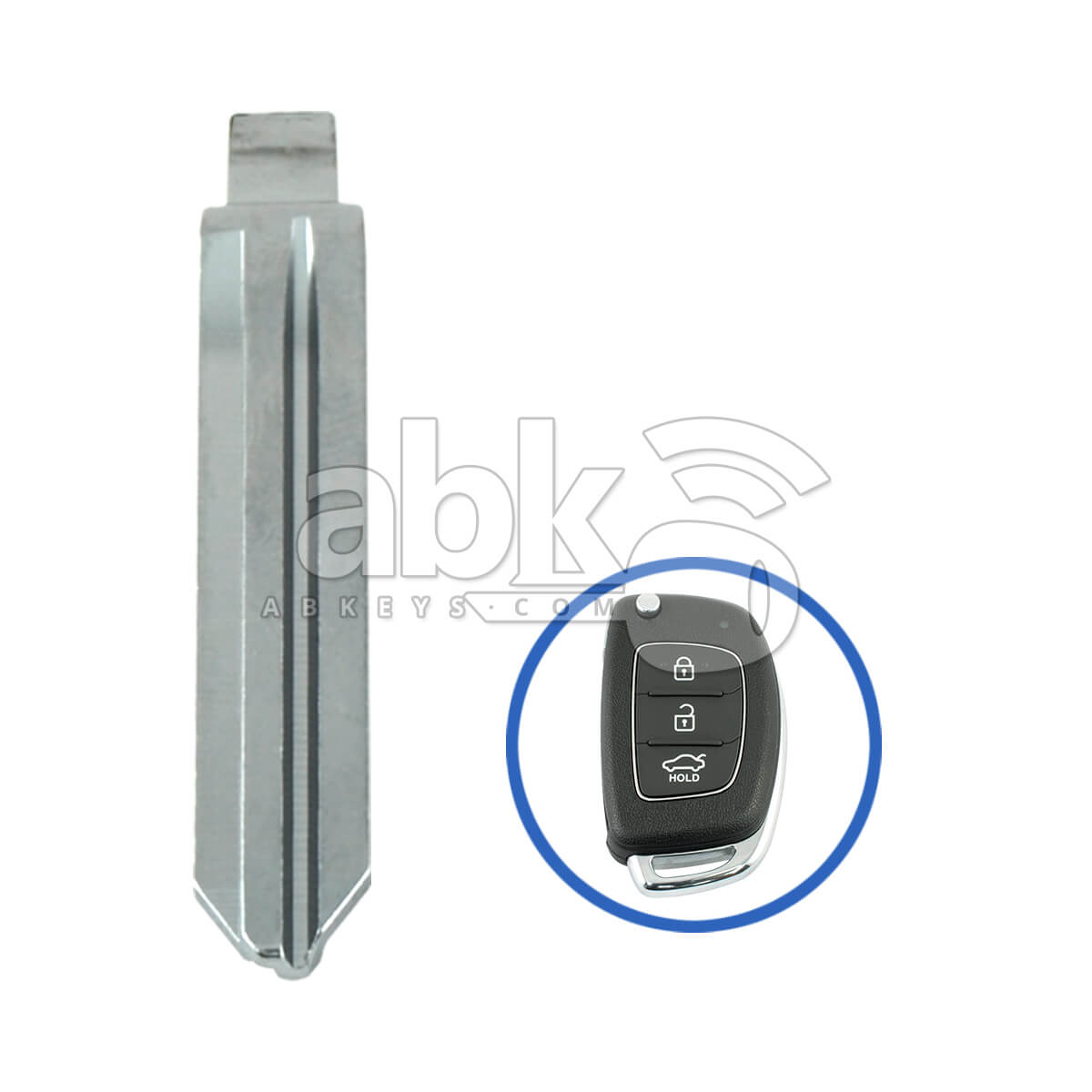 Genuine Hyundai Elantra I10 HB20 Grand I10 2012+ Flip Remote Key Blade 81996 1S001 HYN14R   ABK 3760