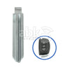 Genuine Hyundai Elantra I10 HB20 Grand I10 2012+ Flip Remote Key Blade 81996-1S001 HYN14R - ABK-3760