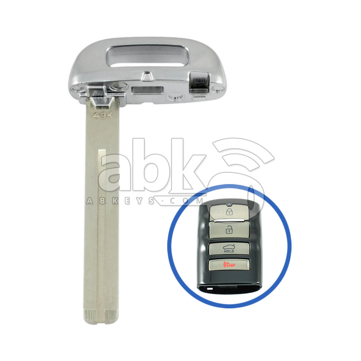 Genuine Kia Cadenza Quoris K900 2012+ Smart Key Blade 81996 3T000 TOY40   ABK 3763   ABKEYS