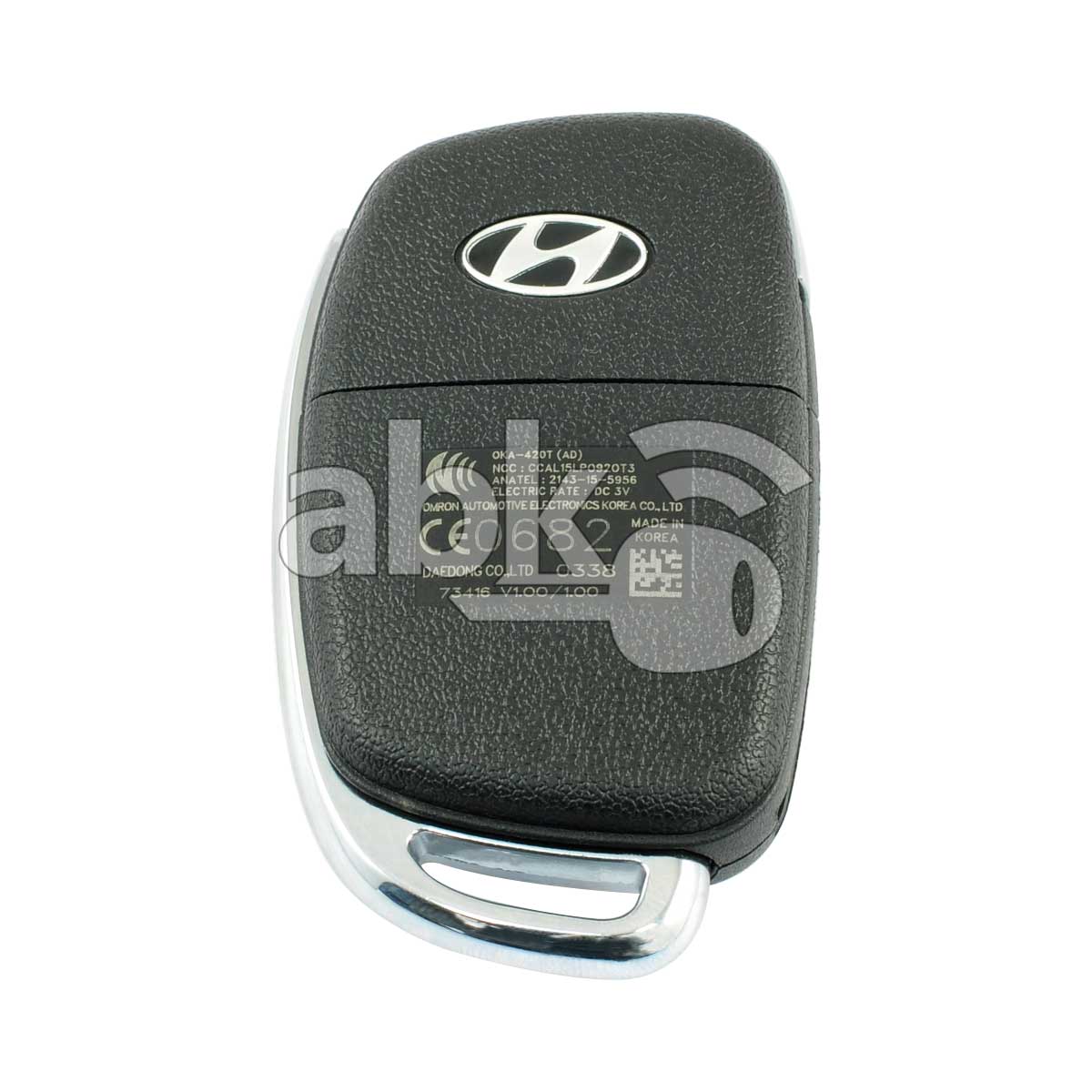Genuine Hyundai Elantra 2016+ Flip Remote 3Buttons 95430-F2110 433MHz OKA-420T - ABK-3801 -