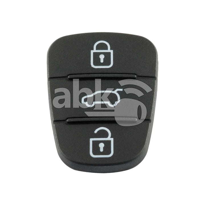 Hyundai I20 I30 I35 Kia Sorento 2010+ Remote Buttons Pad 3Buttons - ABK-3823-I30 - ABKEYS.COM