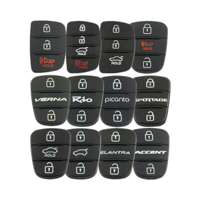 Hyundai, Kia Remote Buttons Pad Set 36Pcs For All Models