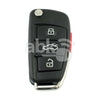 Genuine Audi A3 S3 Q5 A4 2006+ Flip Remote 4Buttons 8E0837220R 315MHz MYT 4073A - ABK-3834 -