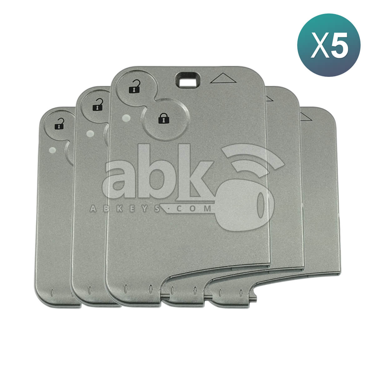 Renu Laguna2 2002+ Smart Key 5Pcs Offer 2Buttons 7701209122 285974219R 433MHz - ABK-3841-OFF5 -