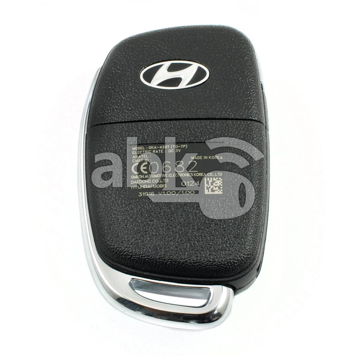 Genuine Hyundai H1 2016+ Flip Remote 2Buttons 95430-4H400 433MHz OKA-420T - ABK-3883 - ABKEYS.COM