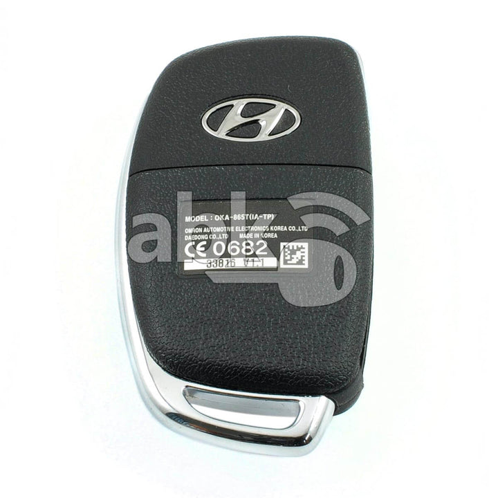 Genuine Hyundai I10 I20 2014+ Flip Remote 3Buttons 95430-B9100 433MHz OKA-865T - ABK-3884 -