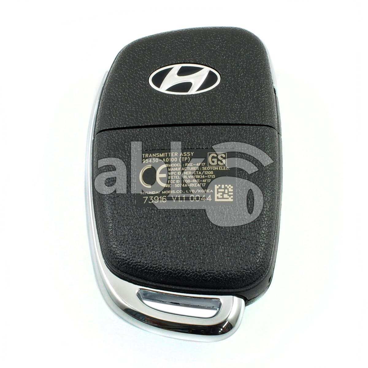 Genuine Hyundai Creta 2016+ Flip Remote 3Buttons 95430 A0100 433MHz RKE 4F17   ABK 3885   ABKEYS