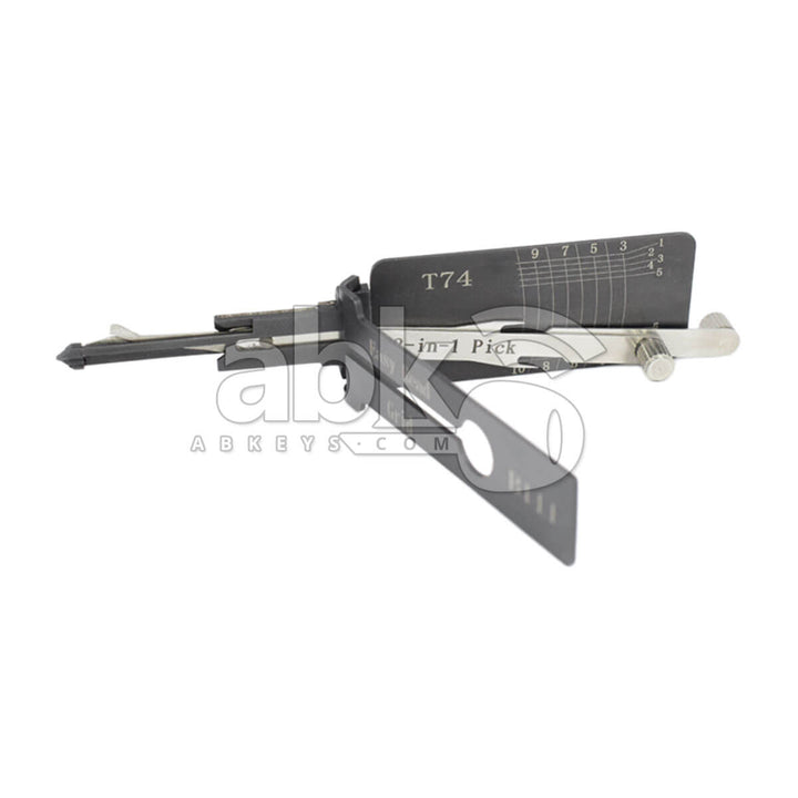 Genuine Lishi T3 2-in-1 Pick / Decoder For B111 Lishi Tool T74 B111-2IN1 - ABK-3949 - ABKEYS.COM