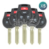 Nissan Altima Armada Murano 2002+ Key Head Remote 5Pcs Offer 4Buttons 315MHz NSN14 H0561-3AA0B -