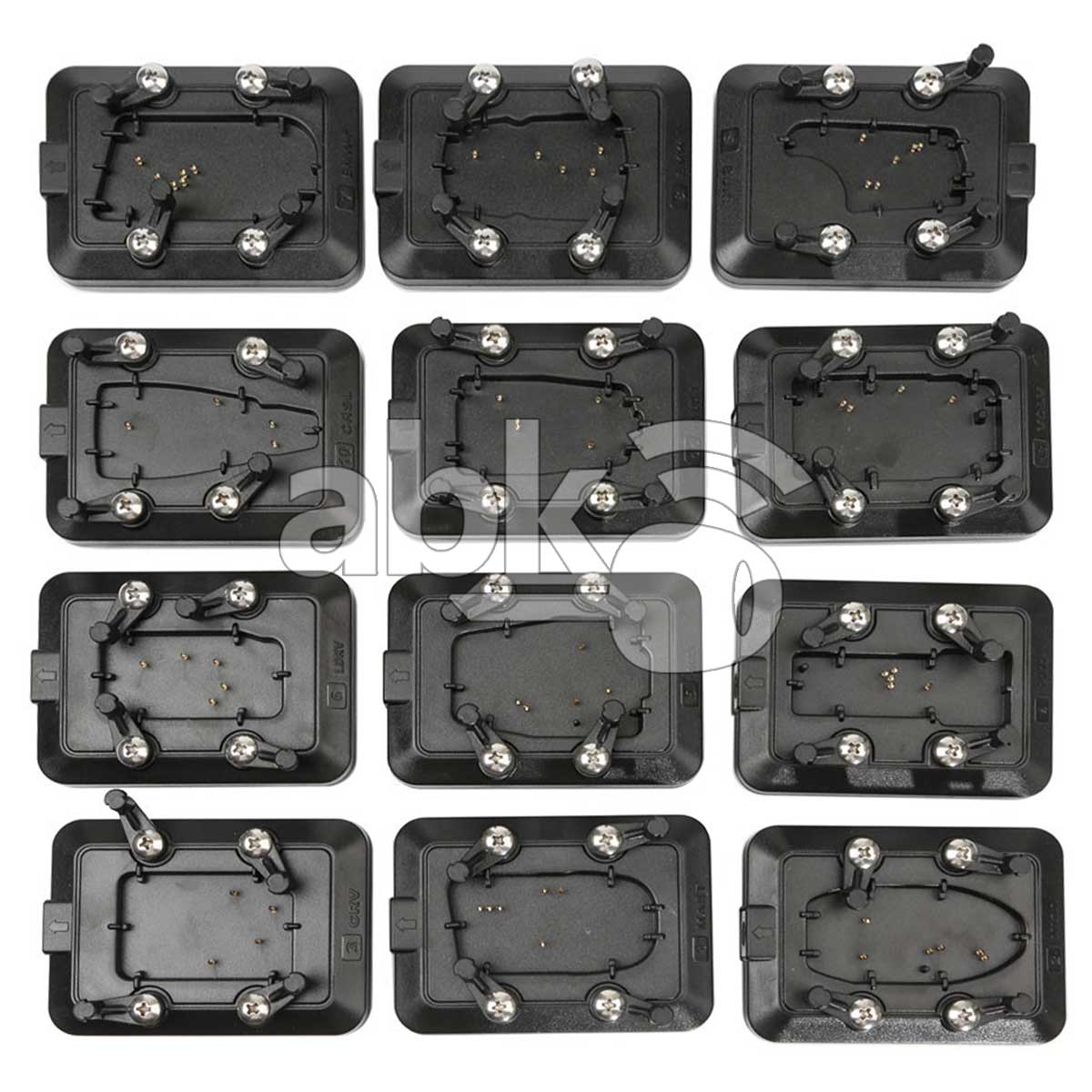 Xhorse VVDI Key Tool Unlock Renew Adapters Set 1 12   ABK 3976   ABKEYS