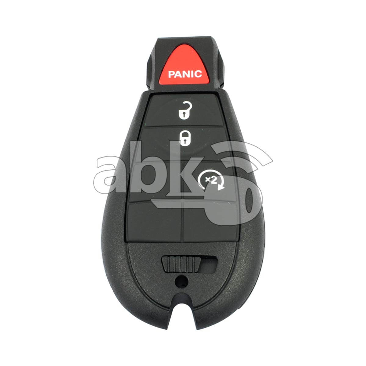 Jeep Chrysler Dodge Fobik 2010+ Remote Control Cover 4Buttons IYZ-C01C - ABK-4007 - ABKEYS.COM