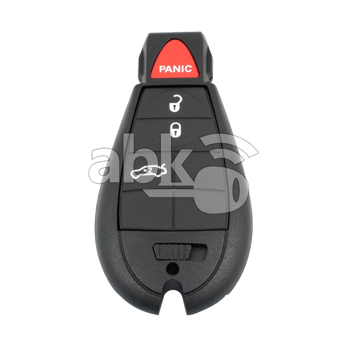 Jeep Chrysler Dodge Fobik 2010+ Remote Control Cover 4Buttons IYZ-C01C - ABK-4008 - ABKEYS.COM