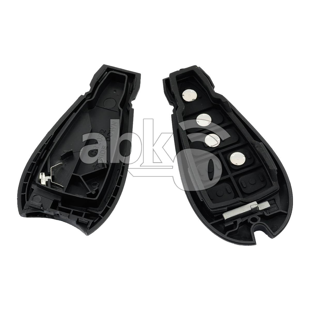 Jeep Chrysler Dodge Fobik 2010+ Remote Control Cover 4Buttons IYZ-C01C - ABK-4008 - ABKEYS.COM