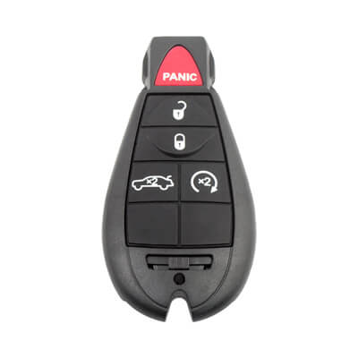 Jeep Chrysler Dodge Fobik 2010+ Remote Control Cover 5Buttons IYZ-C01C - ABK-4009 - ABKEYS.COM