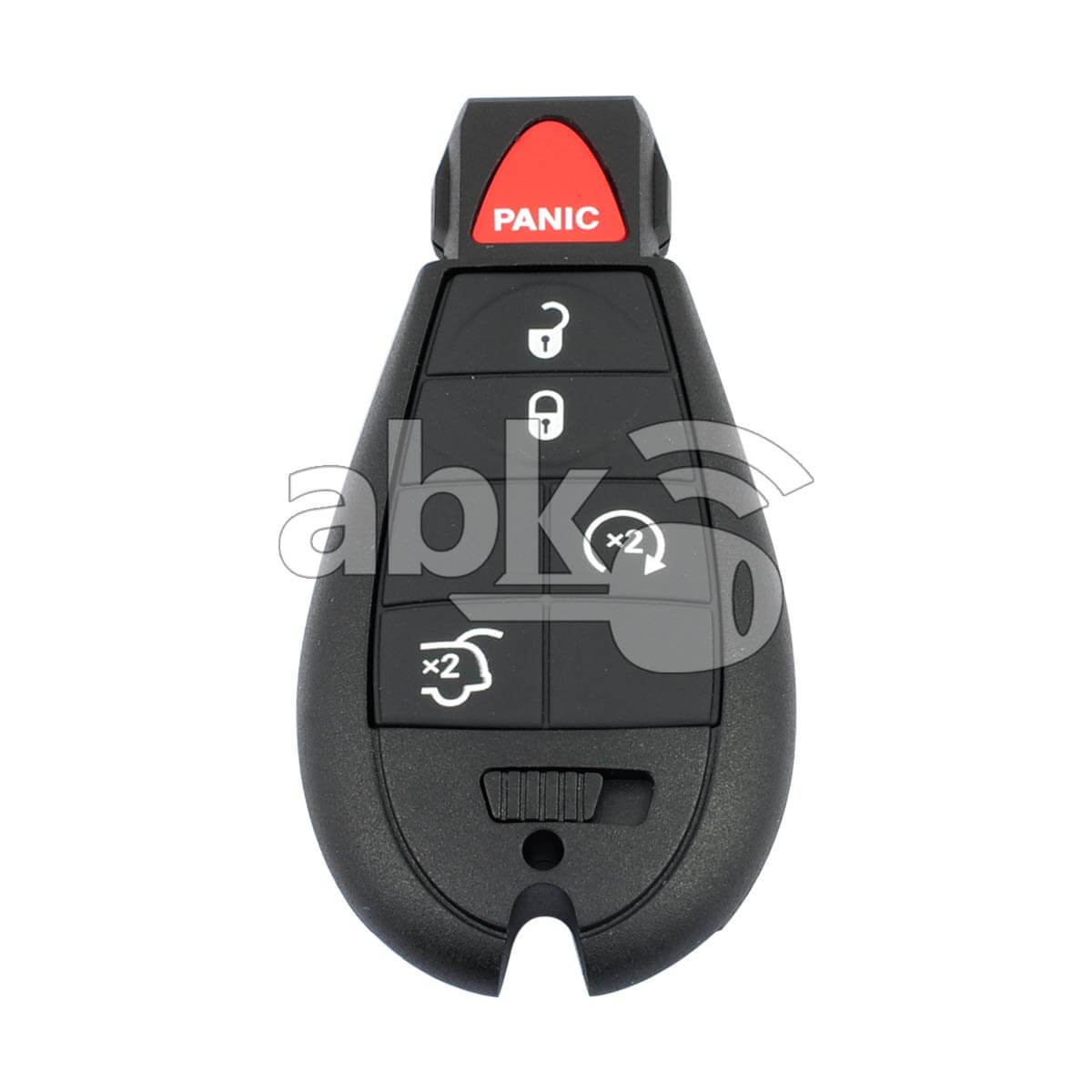 Jeep Chrysler Dodge Fobik 2010+ Remote Control Cover 5Buttons IYZ-C01C - ABK-4011 - ABKEYS.COM