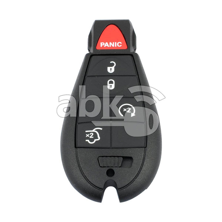 Jeep Chrysler Dodge Fobik 2010+ Remote Control Cover 5Buttons IYZ-C01C - ABK-4011 - ABKEYS.COM