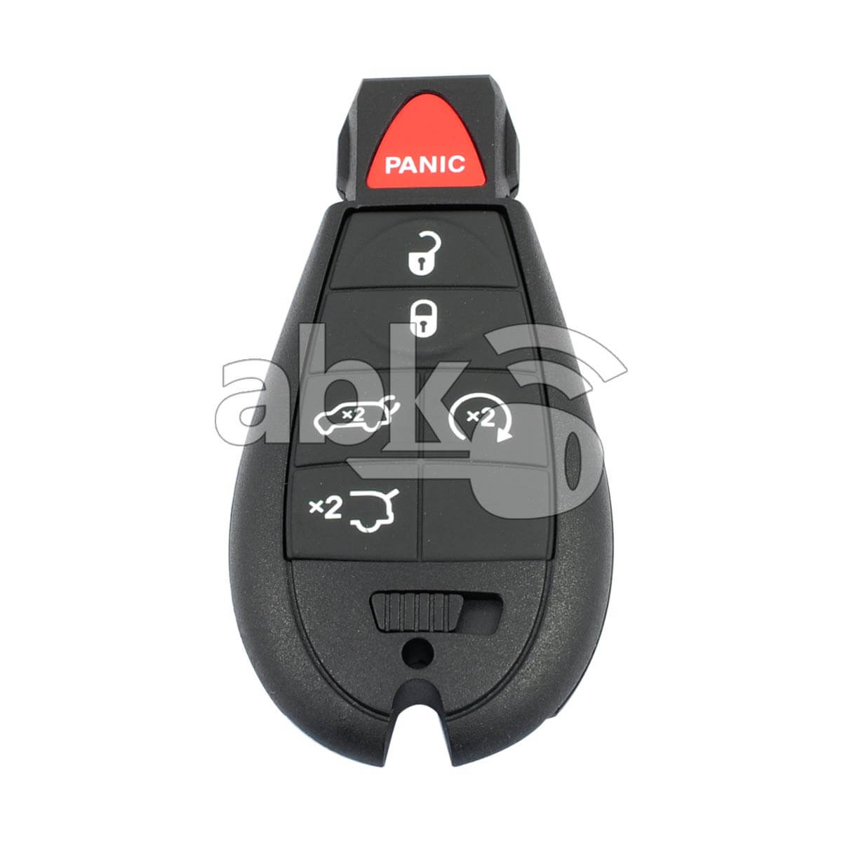 Jeep Chrysler Dodge Fobik 2010+ Remote Control Cover 6Buttons IYZ-C01C - ABK-4012 - ABKEYS.COM