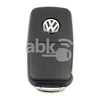 Volkswagen 2005+ Flip Remote Cover 4Buttons HU66 - ABK-4013 - ABKEYS.COM