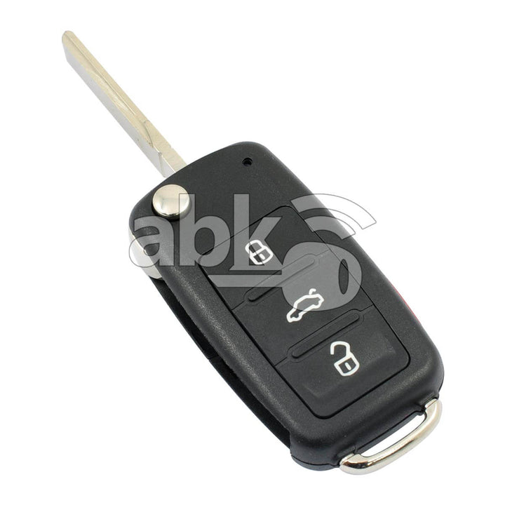 Volkswagen 2005+ Flip Remote Cover 4Buttons HU66 - ABK-4013 - ABKEYS.COM