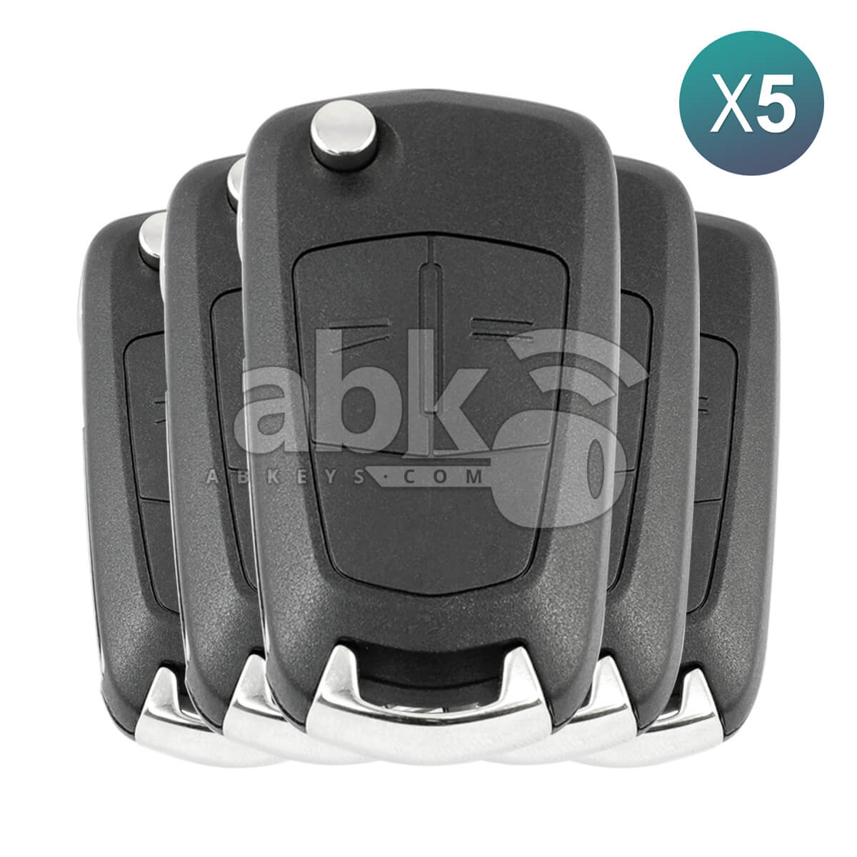 Opel Astra H Zafira B 2004+ Remote Key 5Pcs Offer 2Buttons 433MHz HU100 93178494   ABK 4051 OFF5  