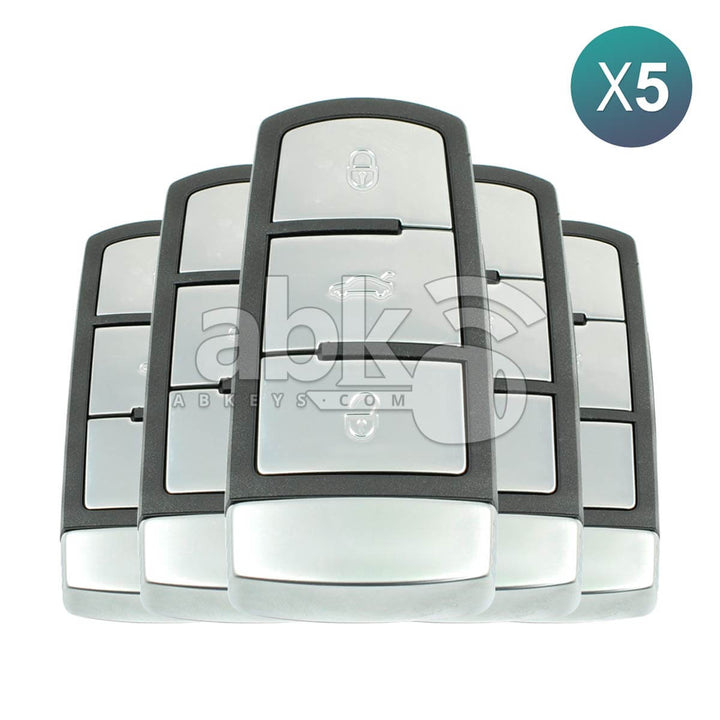 Volkswagen Passat CC 2006+ Smart Key 5Pcs Offer 3Buttons 433MHz 3C0 959 752 BA 3C0959752BA -