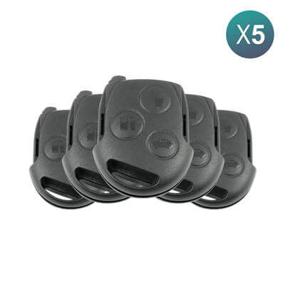 Ford Focus, Mondeo 1998-2006 Tête de Clé Télécommande, 3Boutons 1233541 433MHz 5 pièces Lot