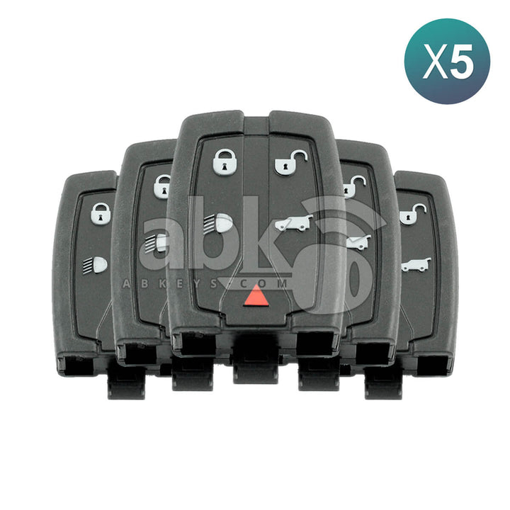 Land Rover Freelander2 LR2 2006+ Smart Key 5Pcs Bundle 5Buttons LR013005 433MHz 6H52-15K601-AG -
