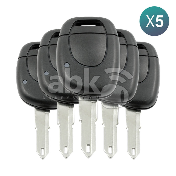 Renu Clio2 Kangoo 2002+ Remote Key 5Pcs Offer 1Button 8200100173 8200067907 433MHz NE72 -