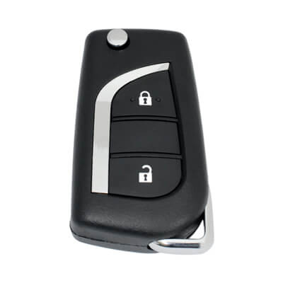 Toyota Yaris Hilux Aygo 2013+ Flip Remote Cover 2Buttons TOY43 - ABK-4132 - ABKEYS.COM
