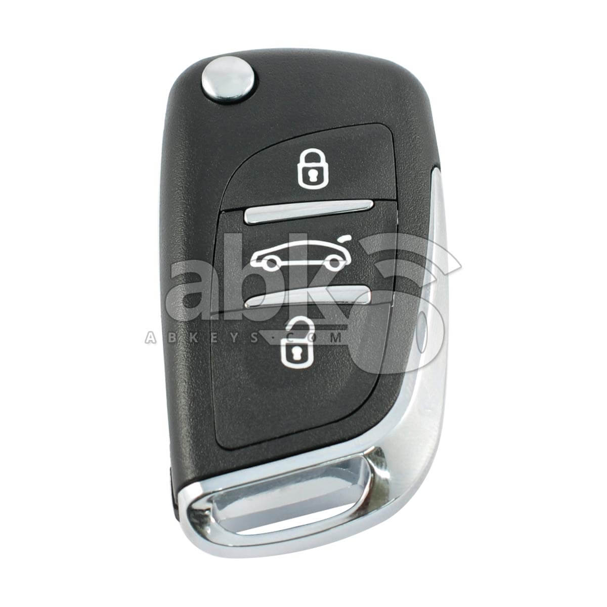 Citroen 2010+ Flip Remote Cover 3Buttons HU83   ABK 4136   ABKEYS
