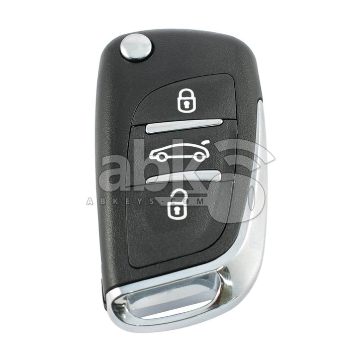 Citroen 2010+ Flip Remote Cover 3Buttons HU83 - ABK-4136 - ABKEYS.COM