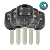 Ford Edge Explorer Mustang 2007+ Remote Key 5Pcs Offer 4Buttons 164-R8073 315MHz CWTWB1U793 FO40R -