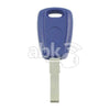 Fiat Doblo Albea Palio Punto 2005+ Key Head Remote 1Button 71744151 433MHz SIP22 Blue - ABK-4167 -
