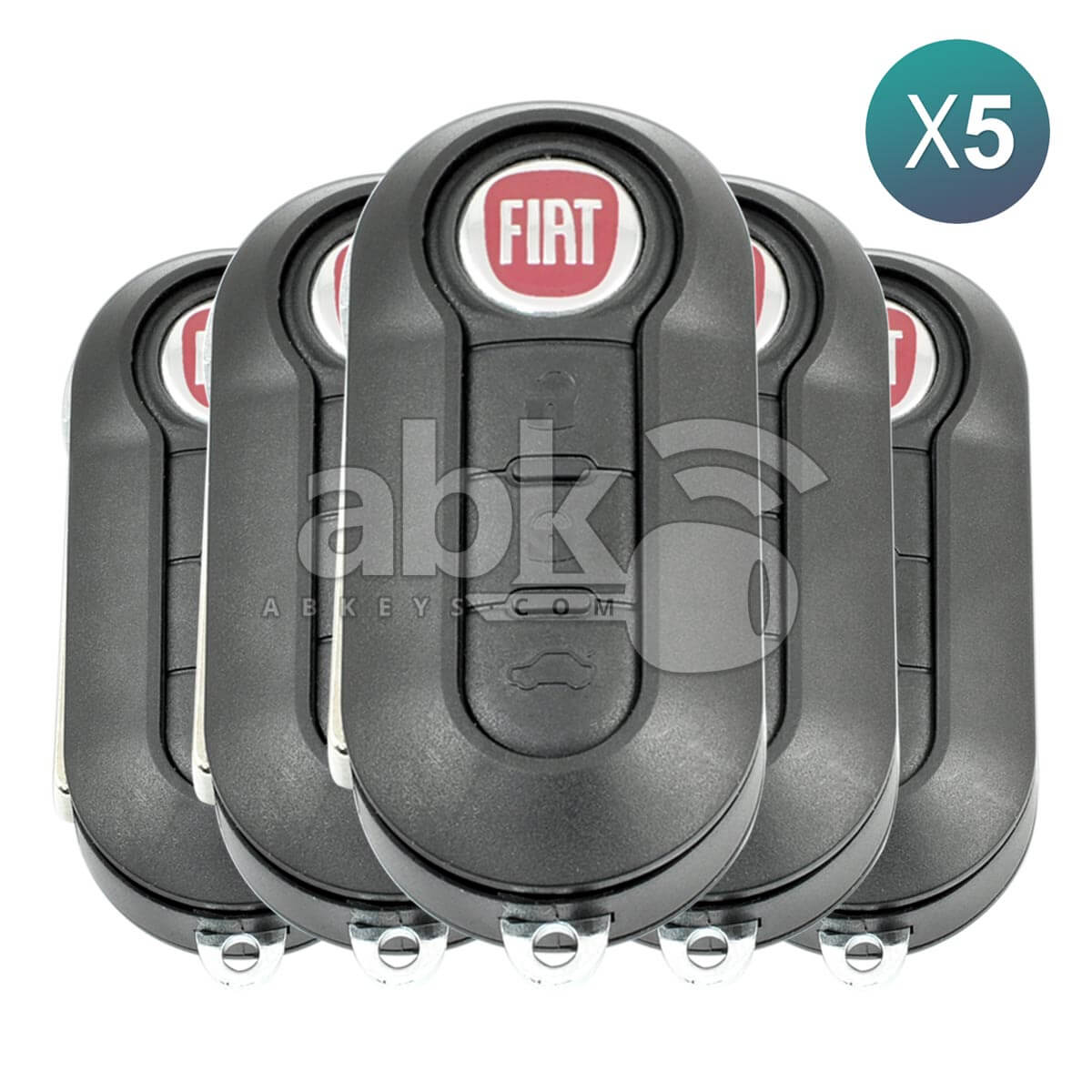 Fiat 500L Bravo Ducato Jumper 2010+ Remote Key 5Pcs Offer 3Buttons 433MHz SIP22 71752197  