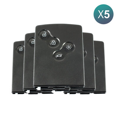 Renault Clio4, Captur, Symbol 2012+ Clé Intelligente, 4Boutons 285971998R 433MHz Accès sans Clé 5 pièces Lot