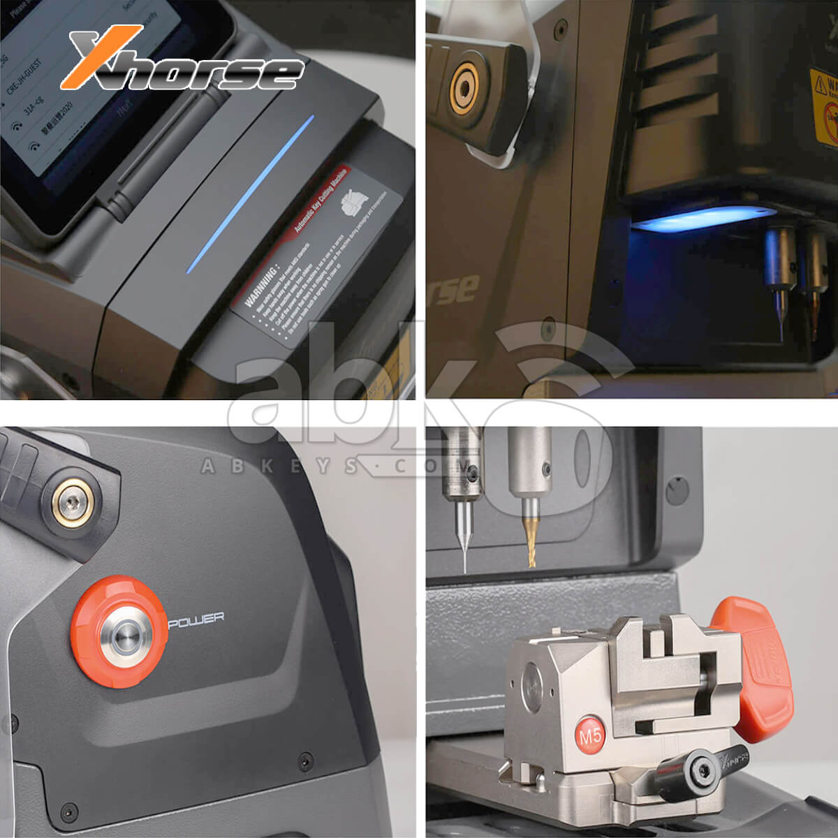 Xhorse Dolphin II XP 005L Key Cutting Machine with Adjustable Touch Screen XP 005L   ABK 4183  