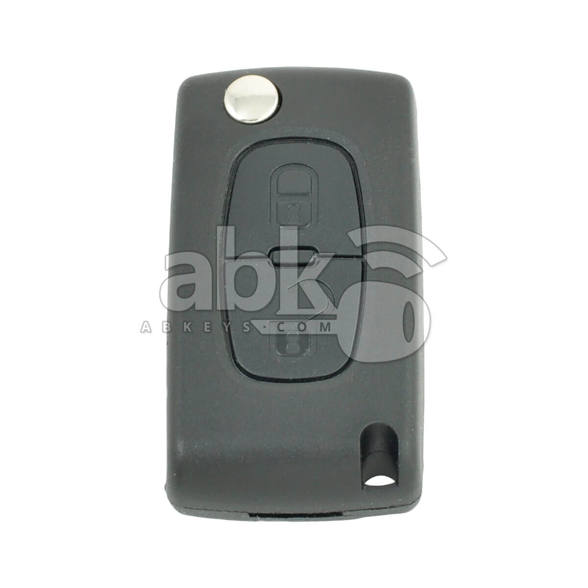 Peugeot Citroen Flip Remote 2Buttons 433MHz FSK & ASK Adjustable By Zed Full   ABK 4188 2B  