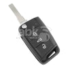 Volkswagen MQB 2014+ Flip Remote Cover 3Buttons HU66 - ABK-4195 - ABKEYS.COM