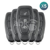 Ford Focus Fiesta C-Max Mondeo 2008+ Smart Key 5Pcs Offer 3Buttons 1713499 1756409 433MHz