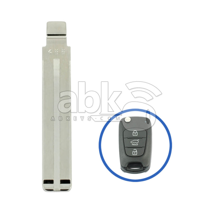 Hyundai Tucson IX35 Kia Optima Sportage 2006+ Flip Remote Key Blade 81996-2L001 TOY40 - ABK-4215 -