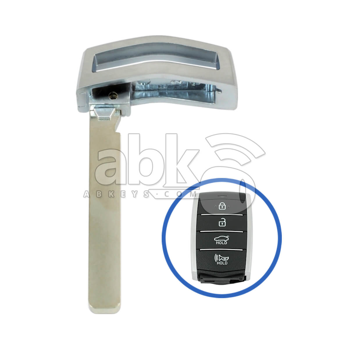 Hyundai Genesis G80 2014+ Smart Key Blade 81996-B1500 KIA9TE - ABK-4223 - ABKEYS.COM